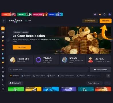 Haz clic en «Registrarse»