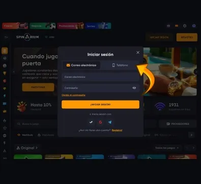 Elige un método de inicio de sesión