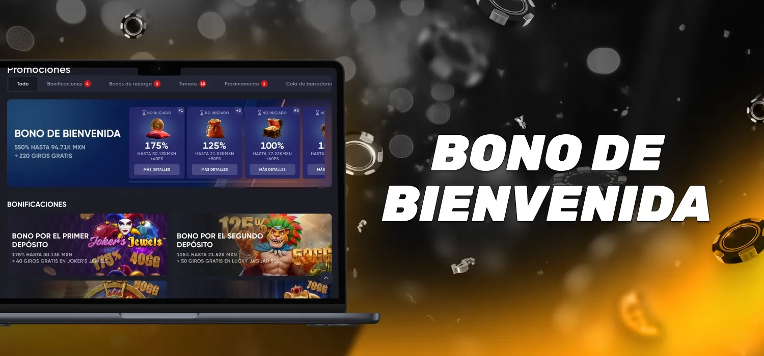 Bono de bienvenida para los nuevos usuarios del casino Spinarium